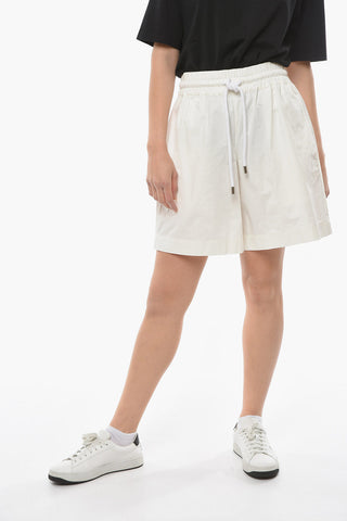 Shorts In Misto Lino Con Coulisse