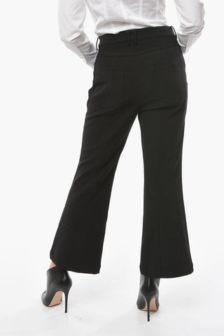 WHITE LABEL Crepe-woven Flared Pants
