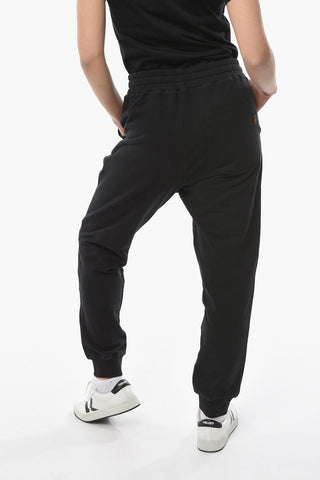 Joggers In Cotone Garzato Con Coulisse