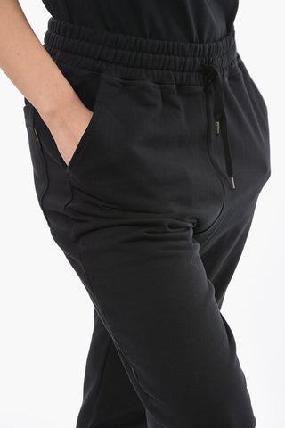 Joggers In Cotone Garzato Con Coulisse