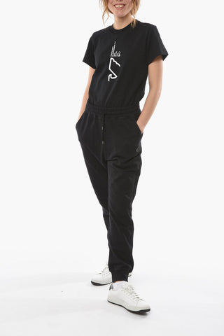 Joggers In Cotone Garzato Con Coulisse