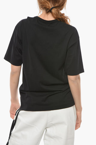 Crewneck SANDRA STANDARD T-shirt With Laces