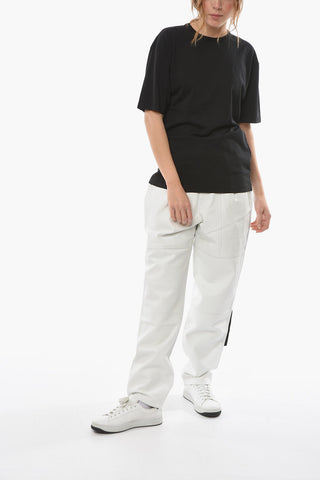Crewneck SANDRA STANDARD T-shirt With Laces
