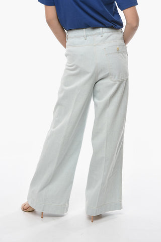 Jeans Loose Fit in Denim Lavaggio Chiaro