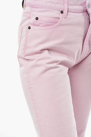 Jeans Straight Fit A Vita Alta