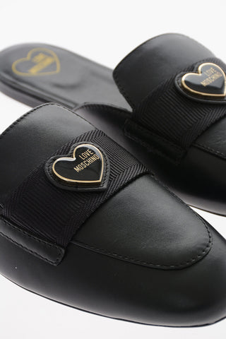 LOVE Sabot in Pelle con Cuore Smaltato