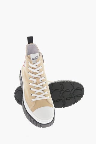 LOVE Canvas LOVELY LOVE High Top sneakers with Side Zip
