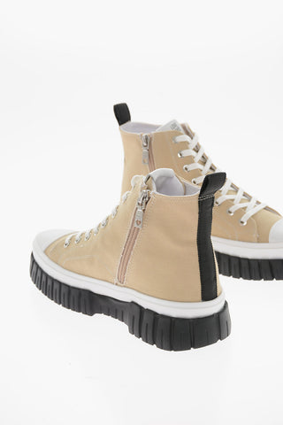 LOVE Canvas LOVELY LOVE High Top sneakers with Side Zip