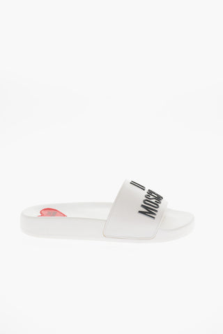 LOVE Sliders with Contrasting and Embossed Logo
