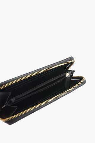 LOVE Logo Embossed Faux Leather Continental Wallet