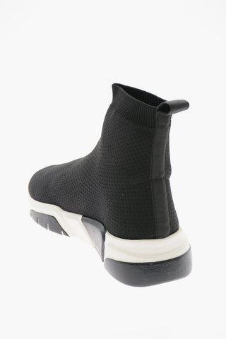 LOVE Sneakers Alte Sock con Logo a Contrasto e Suola Bicolore