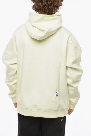 Front Embroidered Brushed Cotton Hoodie
