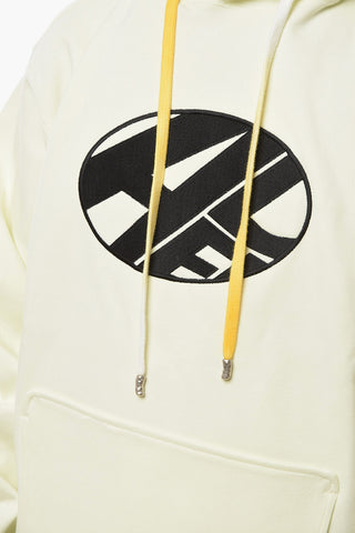 Front Embroidered Brushed Cotton Hoodie