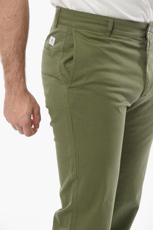 Pantaloni Chino in Cotone Stretch