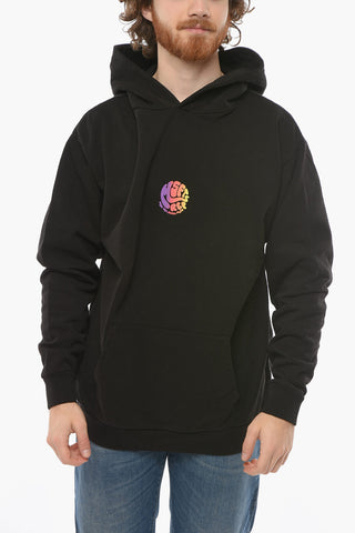 SPRING TINGS GASOLINE Hoodie Sweatshirt with Multicolored Print