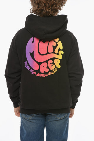 SPRING TINGS GASOLINE Hoodie Sweatshirt with Multicolored Print