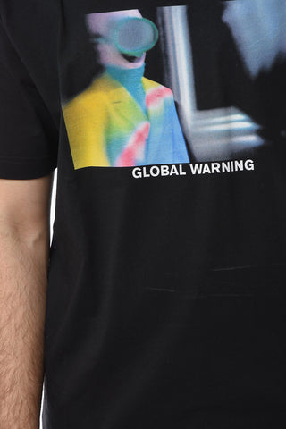 Global Warning Printed Crew-Neck T-shirt