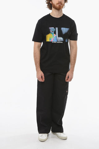 Global Warning Printed Crew-Neck T-shirt