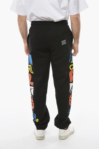 Joggers con  Stampe in Rilievo Laterali