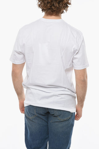 T-shirt Girocollo SPORT Con Maxi Stampa Logo a Contrasto