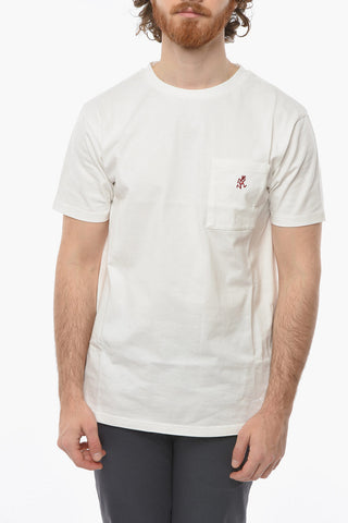 Breast Pocket ONE POINT Crew-Neck T-shirt
