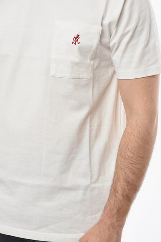 Breast Pocket ONE POINT Crew-Neck T-shirt