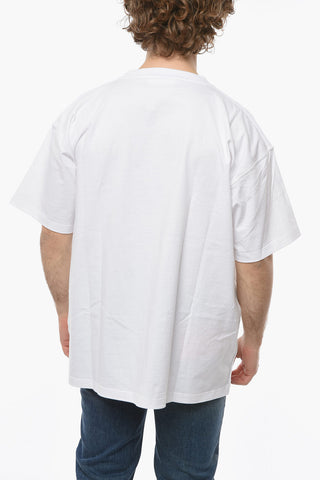 SIXTH COLLECTION Contrasting Printed Crew-neck T-Shirt