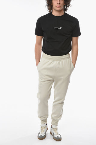 SAMULE ROSS Joggers In Misto Cotone con Elastico in Vita