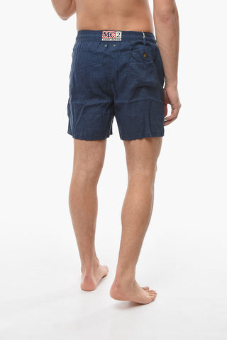 Linen Swim Shorts