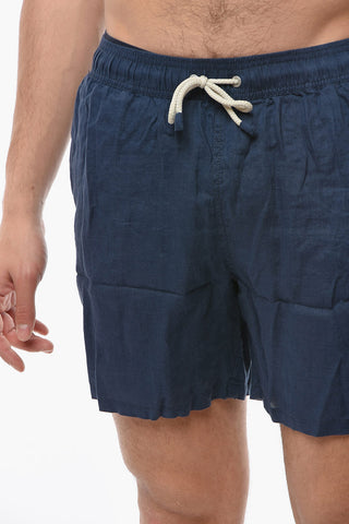 Linen Swim Shorts