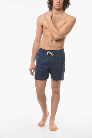 Linen Swim Shorts