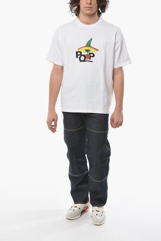 Cotton Crew-neck SMOKING PEPPER T-Shirt
