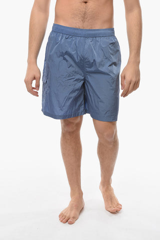 Drawstring Waist Nylon PAINTER Swim Shorts