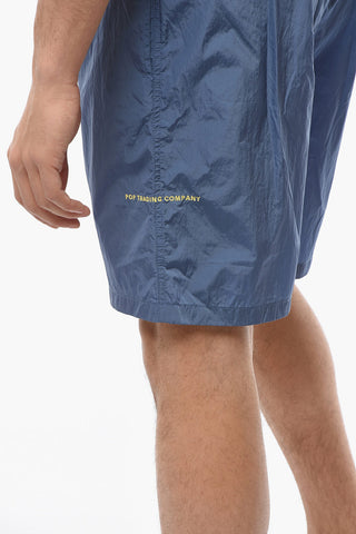 Drawstring Waist Nylon PAINTER Swim Shorts