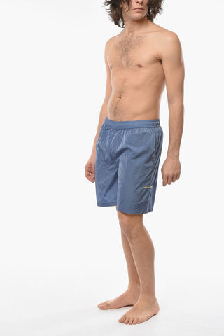 Drawstring Waist Nylon PAINTER Swim Shorts