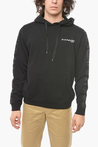 SPORT Brushed Cotton SEKUI Hoodie with Contrasting Logo Print