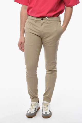 Stretch Cotton Slim Fit MIKE Chino Pants