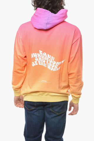 TRIPPY SUMMER Back Printed Gradient Hoodie
