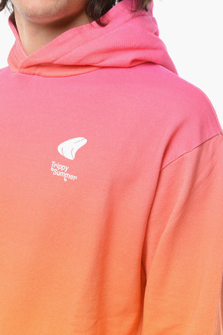 TRIPPY SUMMER Back Printed Gradient Hoodie