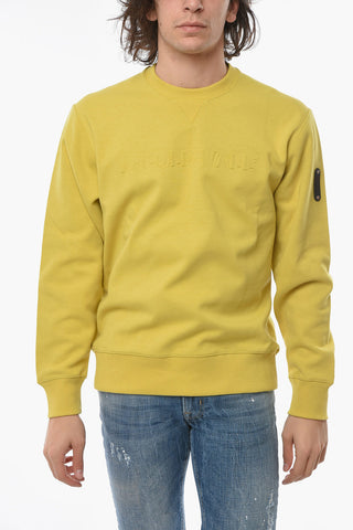 SAMUEL ROSS Logo Embossed Crew-neck Sweatshirt