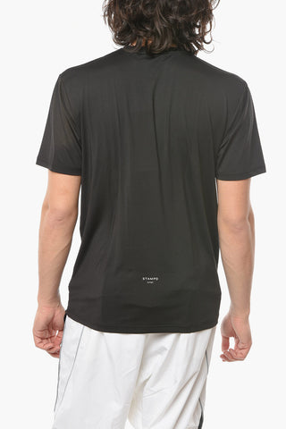 Logo Printed Solid Color T-Shirt