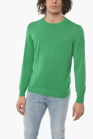 Lightweight Cotton Crew-Neck Sweater