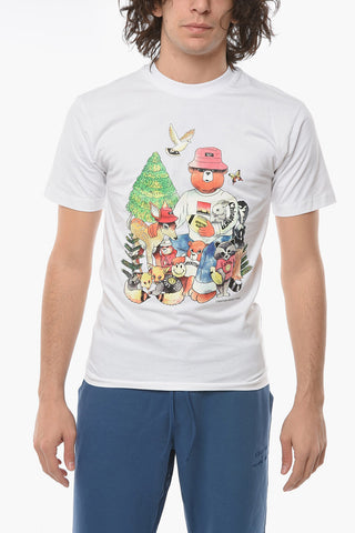SMILEY Printed Crew-neck FRIENDS T-Shirt