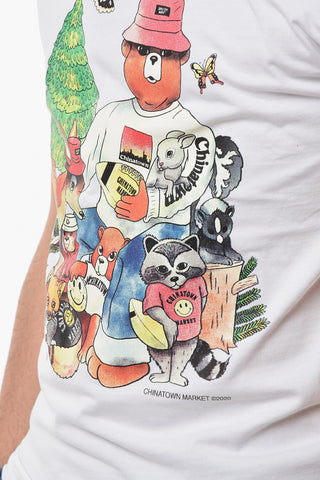 SMILEY Printed Crew-neck FRIENDS T-Shirt