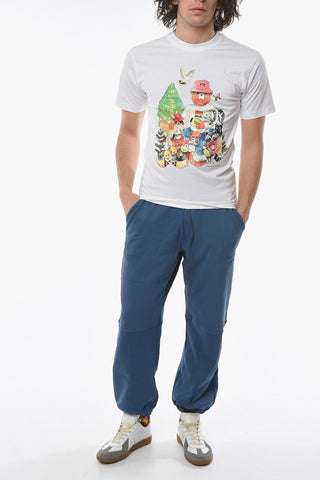 SMILEY Printed Crew-neck FRIENDS T-Shirt
