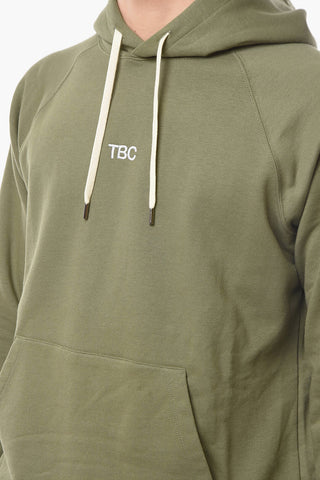 Logo Embroidered Brushed Cotton Hoodie