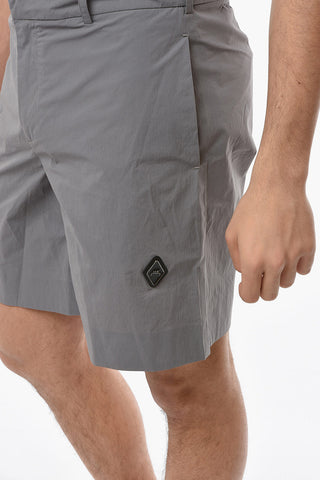 SAMUEL ROSS Belt Loops Stretch Nylon Shorts