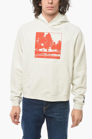 FRESH AIR Printed Brushed Cotton Hoodie