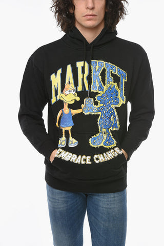 Maxi Front Printed Hoodie
