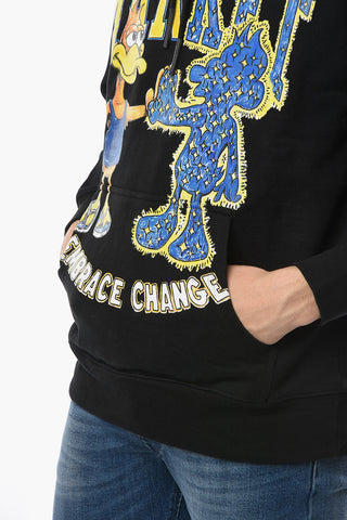 Maxi Front Printed Hoodie
